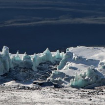 Again ice of Kilimanjaro